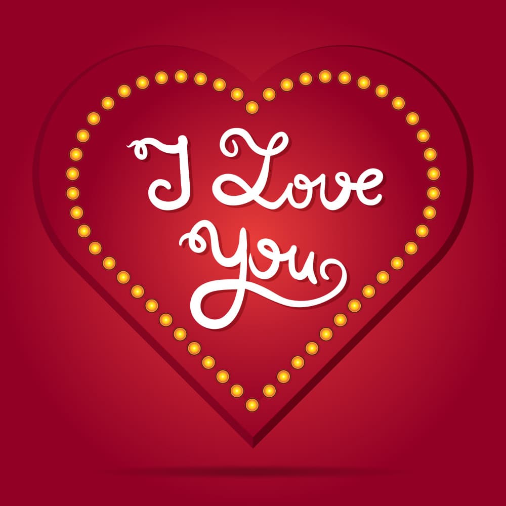 I Love You Heart by Marika Barsrsind — canvas wall art