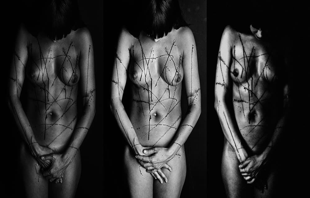 Abstract Female Form by Bogdan Bouşcă — canvas wall art