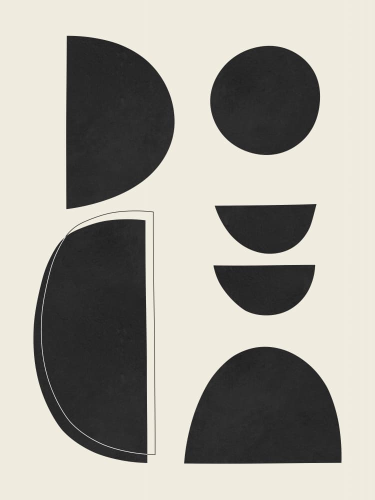Modern Geometric Forms by Vitor Costa — canvas wall art