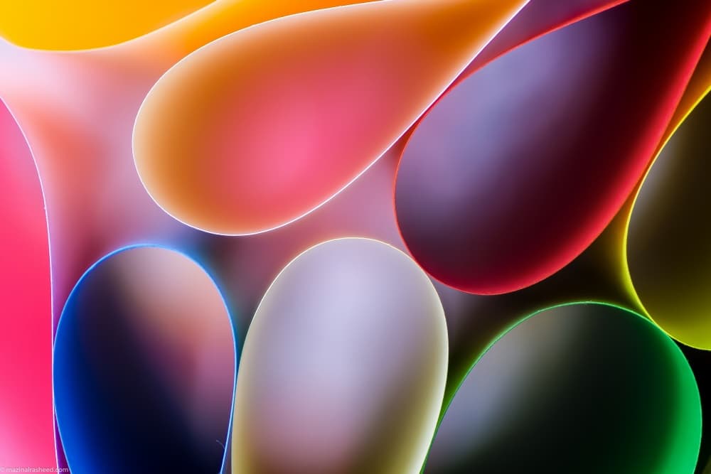Colorful Fluid Shapes by Mazin alrasheed alzain — canvas wall art