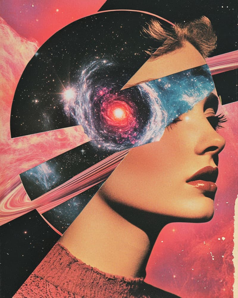Cosmic Woman Dream by Samantha Hearn — canvas wall art