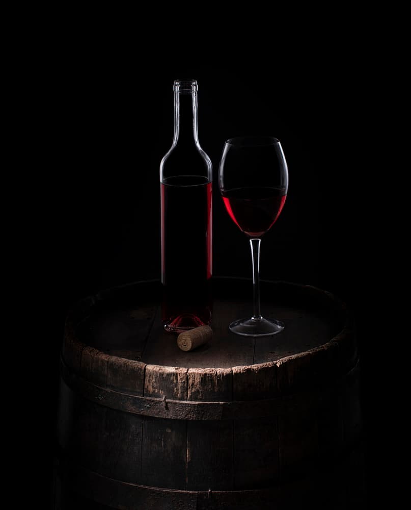 Classic Red Wine Still Life by Margareth Perfoncio — canvas wall art