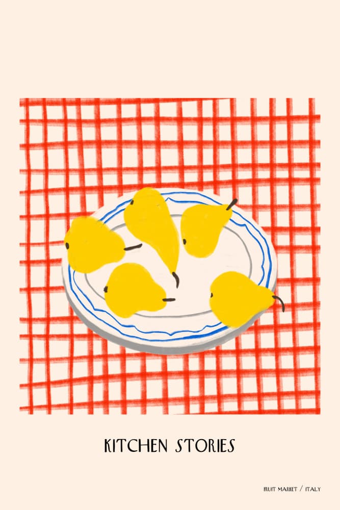Juicypears by Treechild — canvas wall art