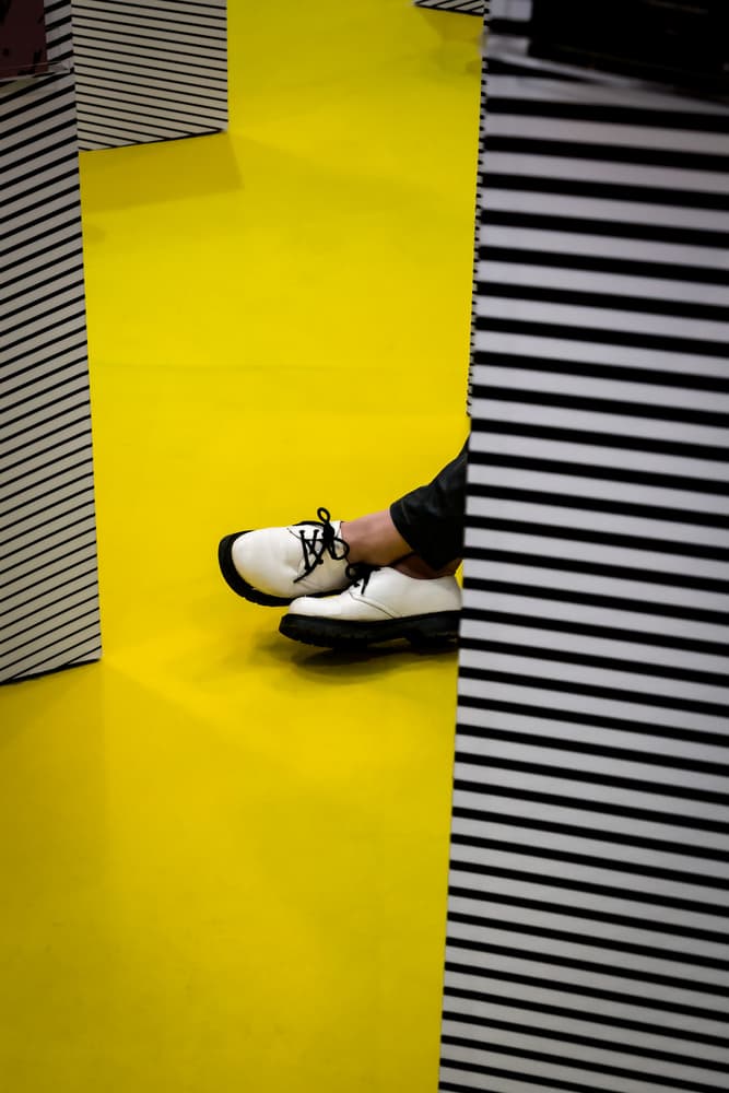 Graphic Yellow Footwear by Fengshou . Lin 林峰守 — canvas wall art