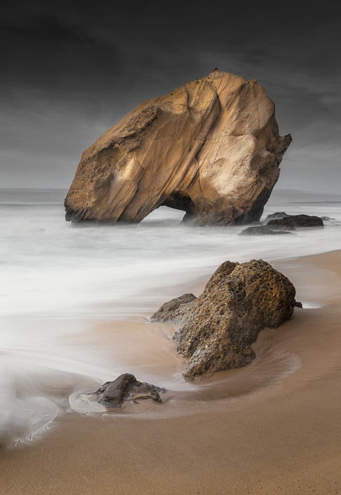 Coastal Rock Arch by Fernando Piçarra — canvas wall art