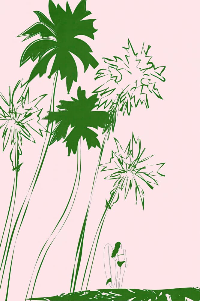 Onthebeach by Treechild — canvas wall art