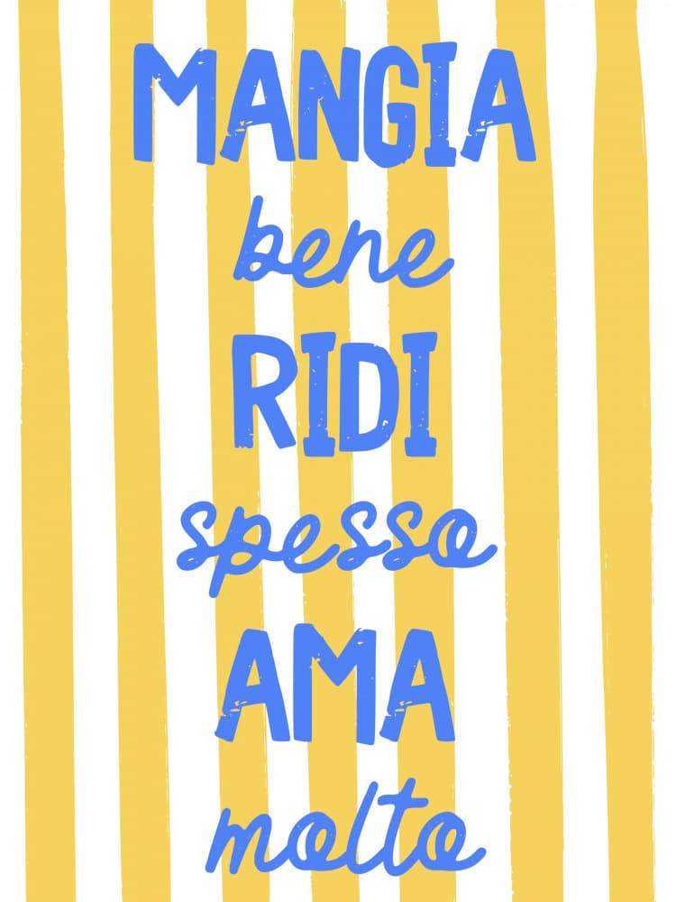 Eat Laugh Love Stripes