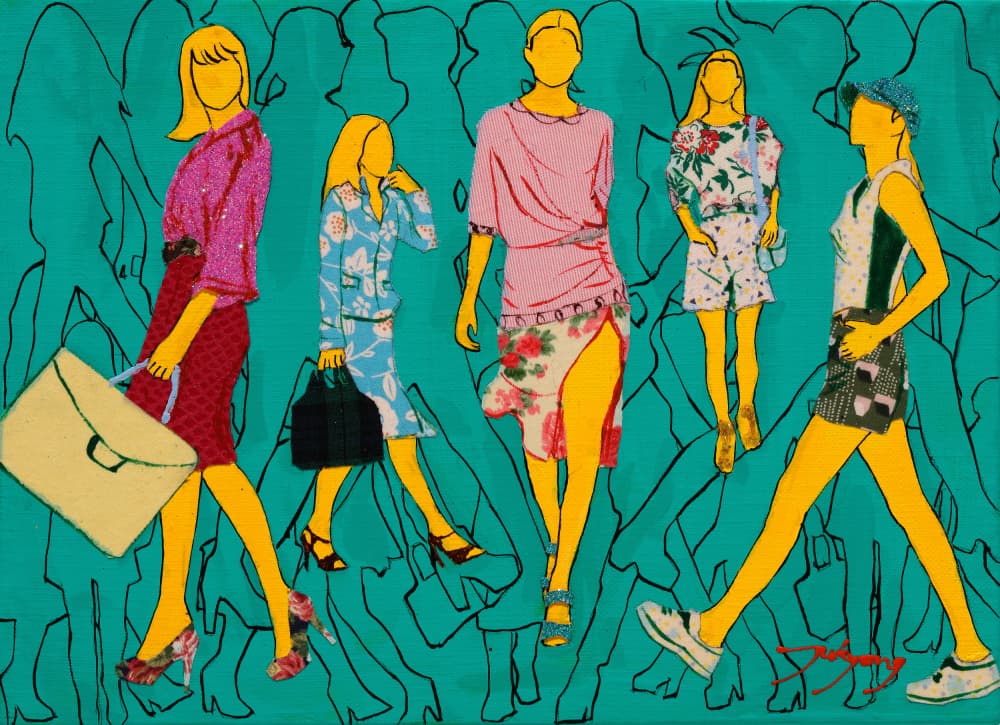 City Street Fashion by Jukyong Park — canvas wall art