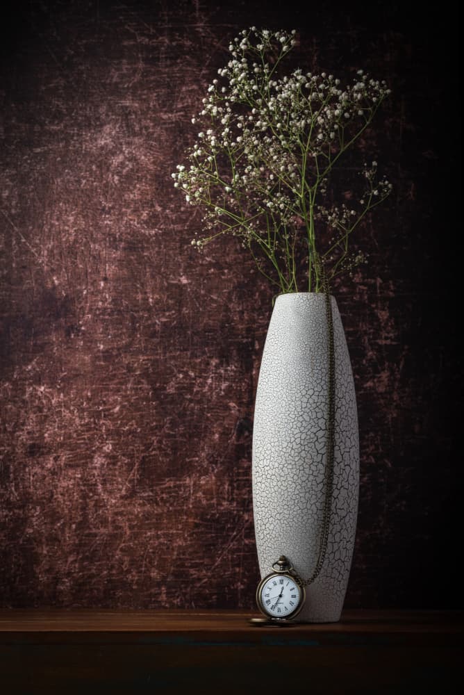 Timeless Floral Watch by Sumit Dhuper — canvas wall art