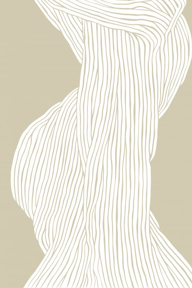 Flowing Lines Emerge by Treechild — canvas wall art