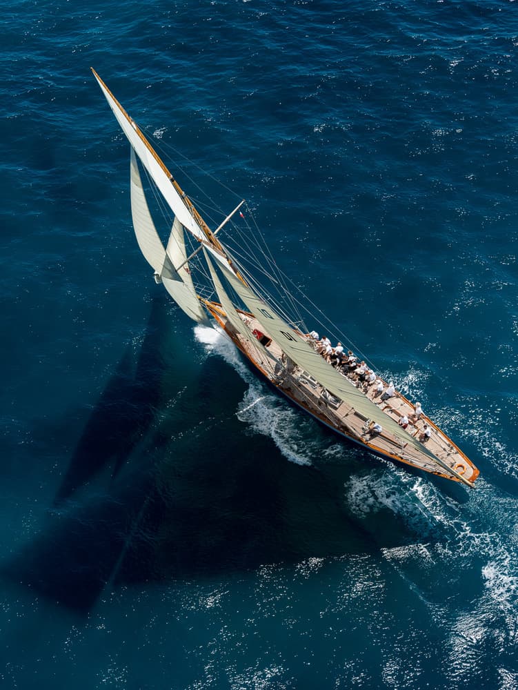 Majestic Ocean Sailboat by Marc Pelissier — canvas wall art