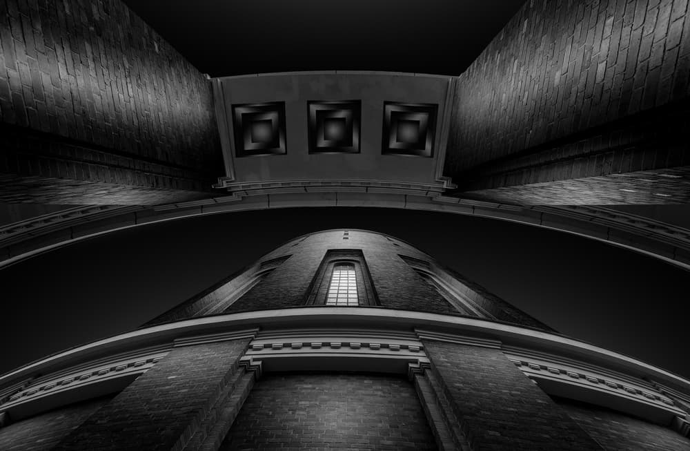 Grand Brick Perspective by Matthias Hefner — canvas wall art