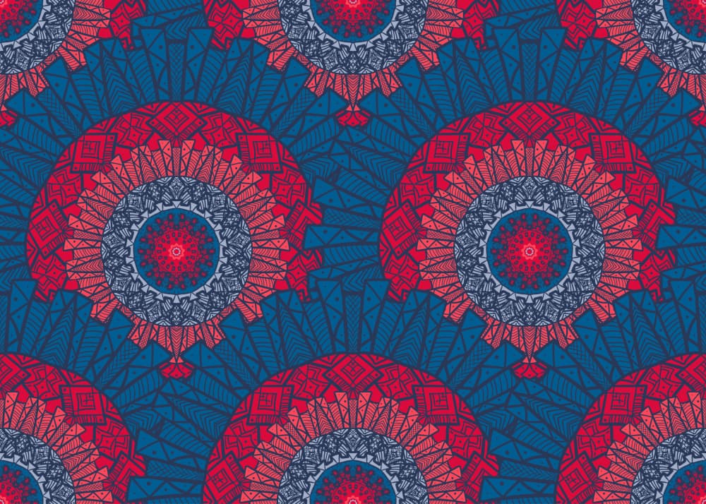 Vibrant Geometric Mandalas by Marika Barsrsind — canvas wall art