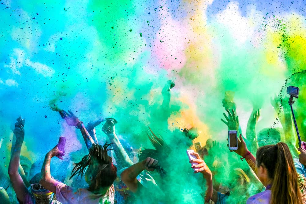 Vibrant Color Celebration by Eunice Kim — canvas wall art