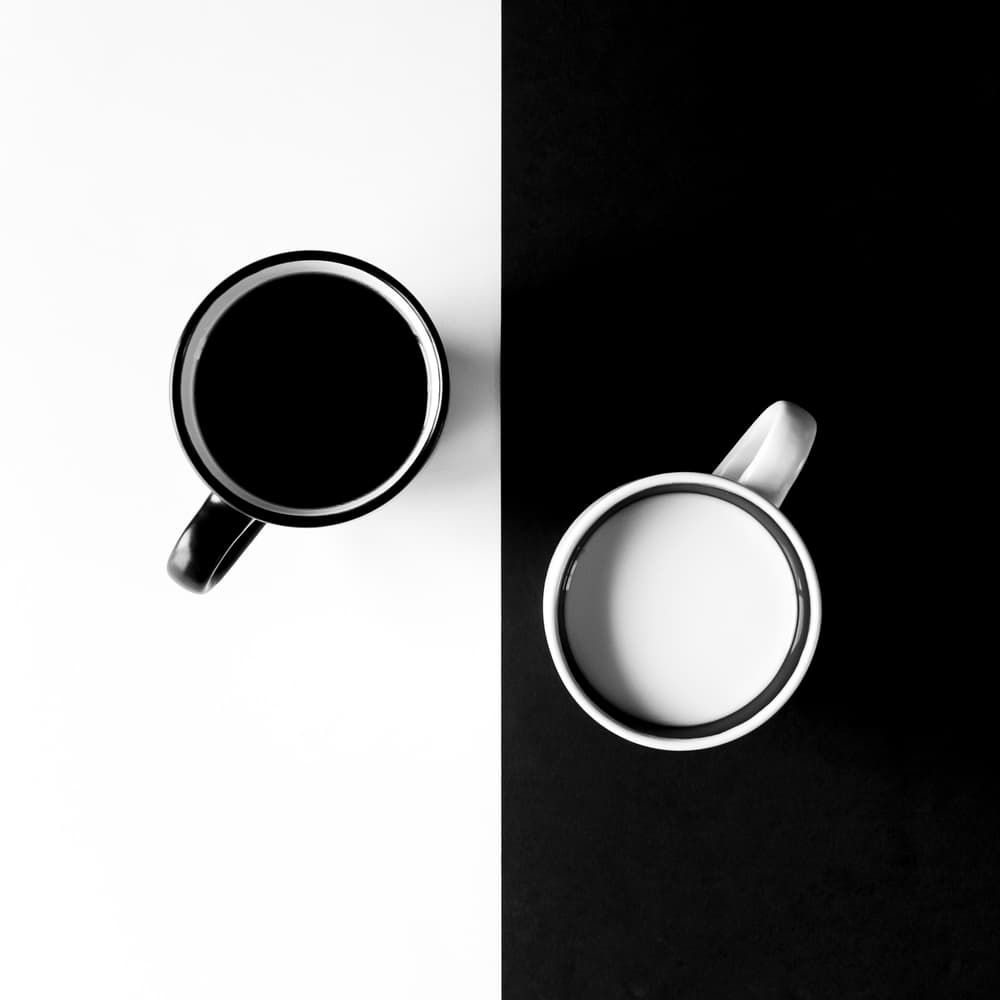 Yin Yang drink by Thierry Lagandré (Transgressed Light) — canvas wall art
