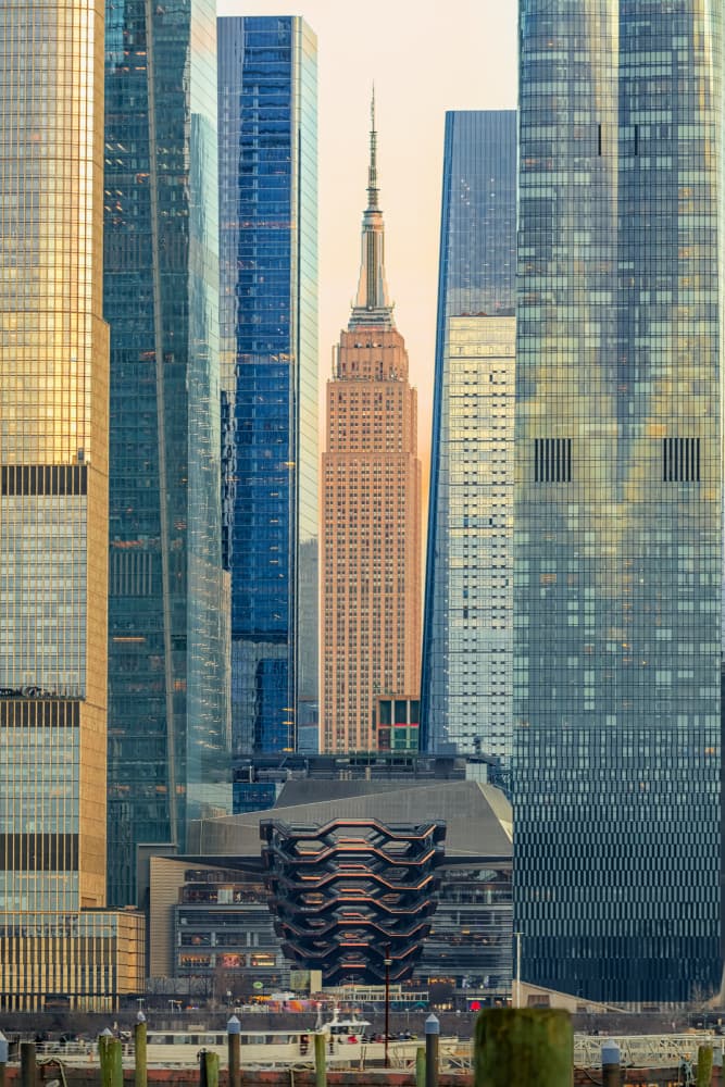 Empire State Modern City by Herbert Rong — canvas wall art