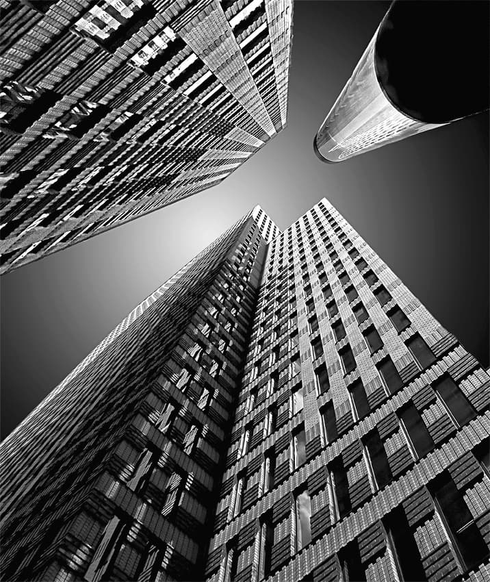 Modern City Towers by willem — canvas wall art