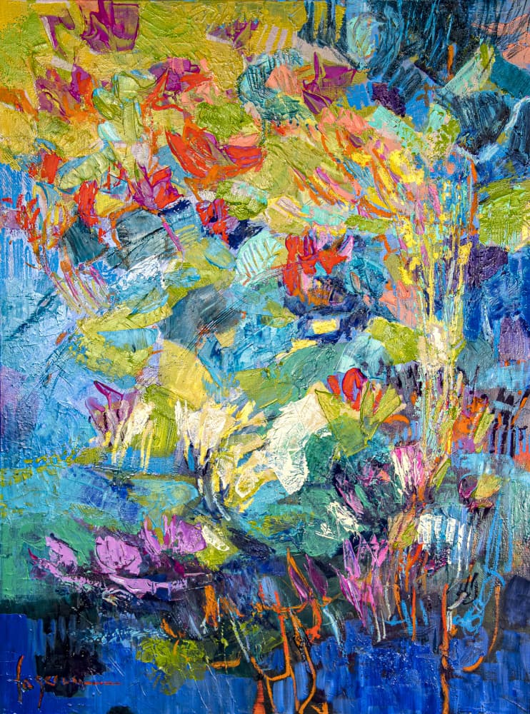 Radiant Pond Sonata by Dorothy Fagan — canvas wall art