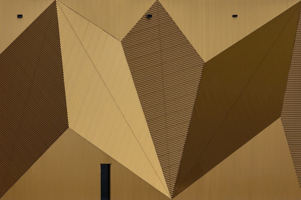 Modern Golden Angles by Theo Luycx — canvas wall art