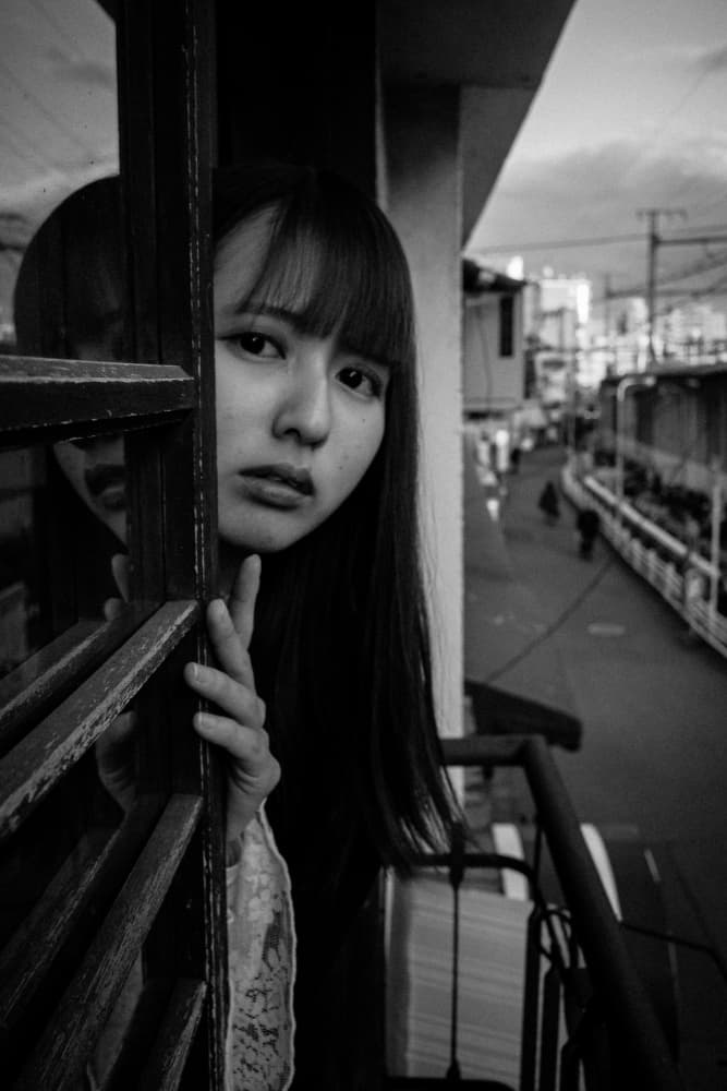 Pensive City Gaze by yuimei — canvas wall art
