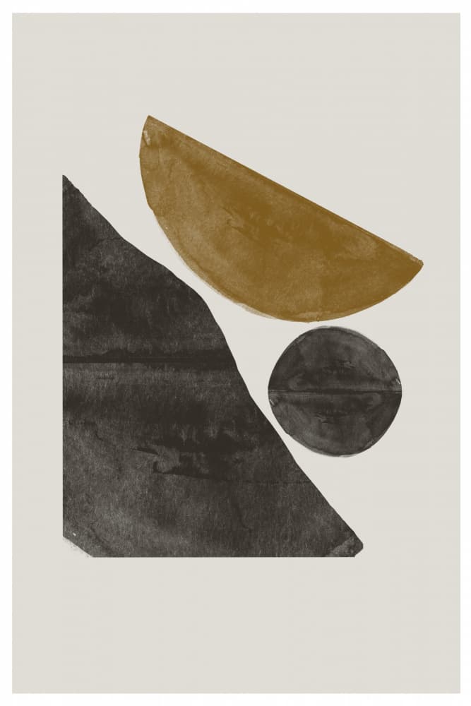 Shapes in Harmony by THE MIUUS STUDIO — canvas wall art
