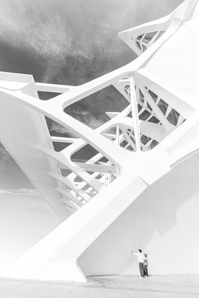 Grand White Architecture by carmenvillar — canvas wall art