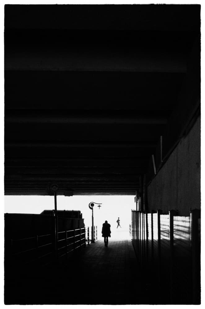 Walking Towards Light by Parole Kim — canvas wall art