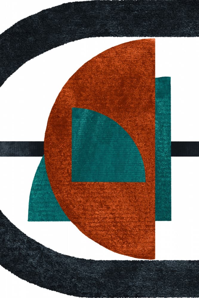 Modern Geometric Balance by Iuliana Corbu — canvas wall art
