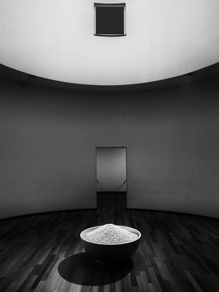 Minimalist Rice Bowl Space by Luc Vangindertael (laGrange) — canvas wall art