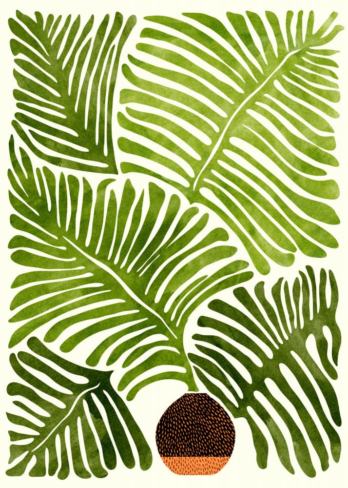 Summer Fern by Kristian Gallagher — canvas wall art