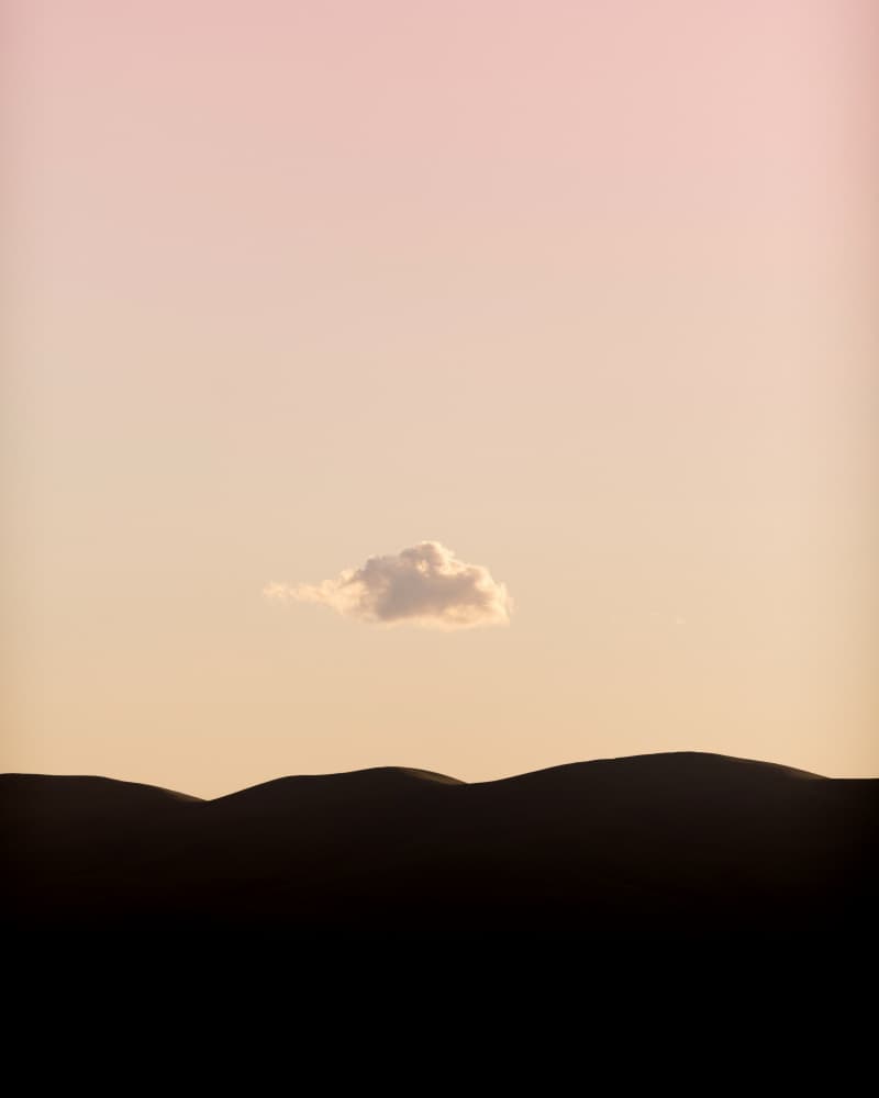 Solitary Cloud Desert Sky by Crystal Lynn Collins — canvas wall art
