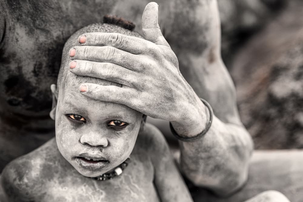 African Child Gaze by Trevor Cole — canvas wall art