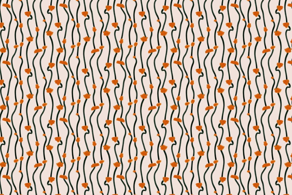 Wanderingflowerpattern by Treechild — canvas wall art