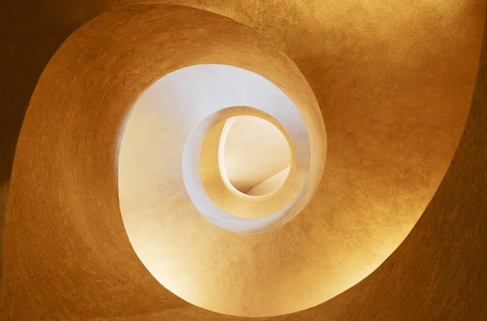 Golden Spiral Light by Martin Fleckenstein — canvas wall art