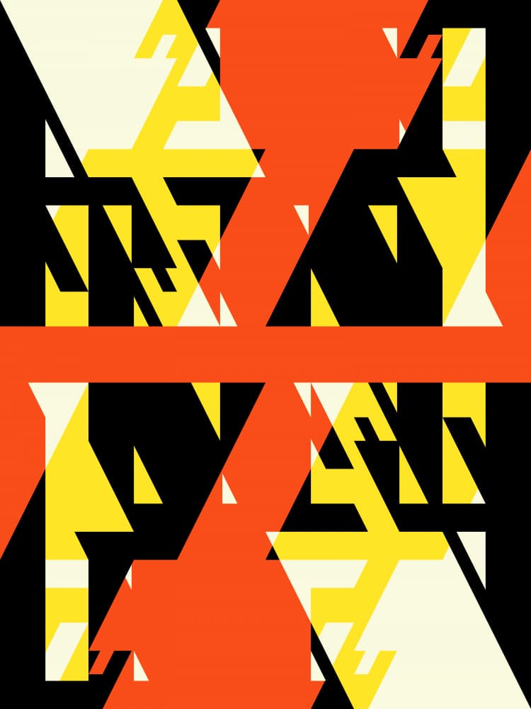 Vibrant Geometric Pattern by Petr Strnad — canvas wall art