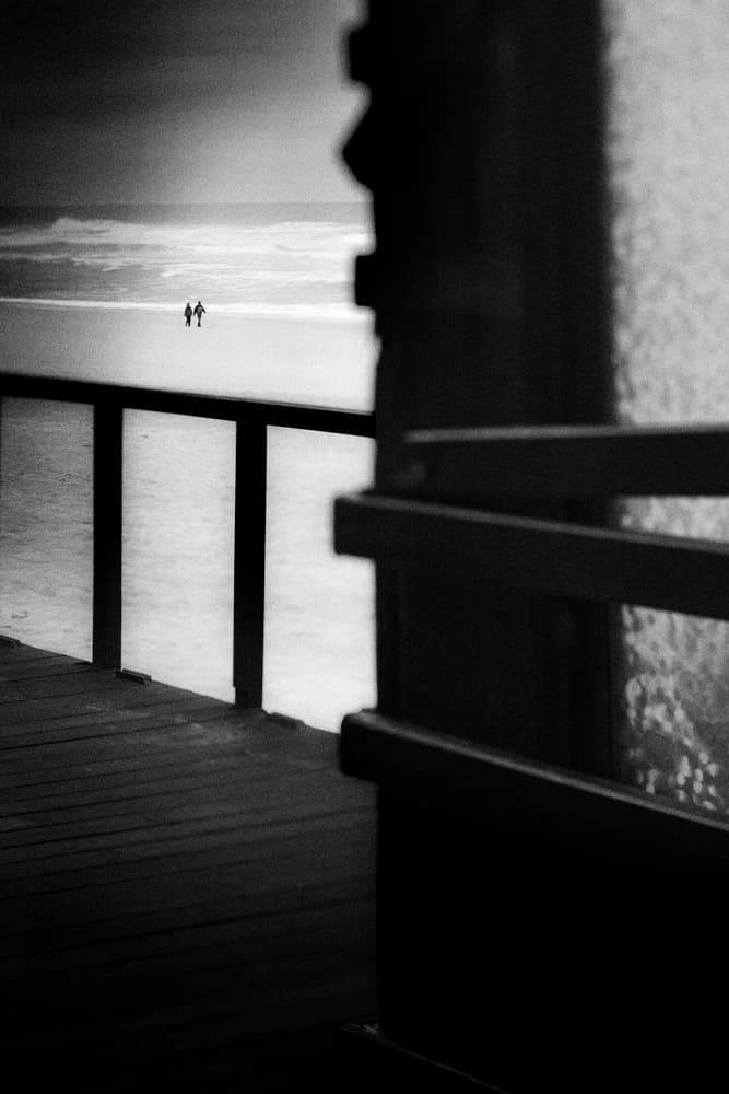 Quiet Beach Stroll by Rui Correia — canvas wall art