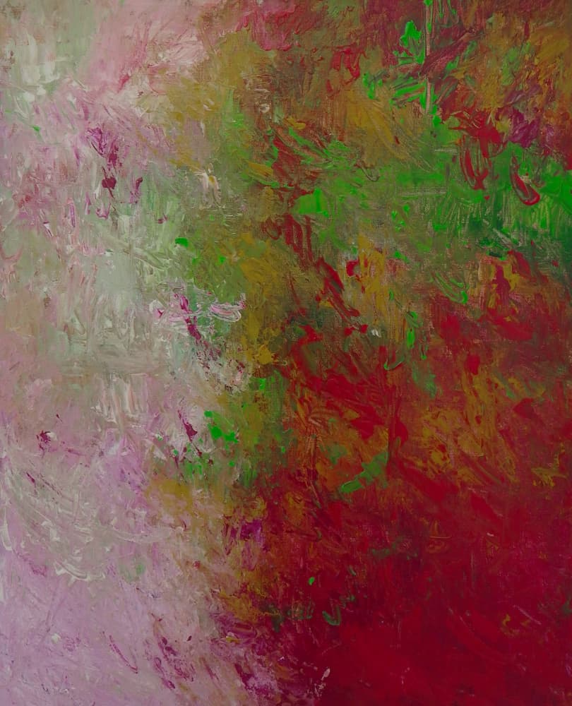 Energetic Abstract Colors by Ron Halfant — canvas wall art