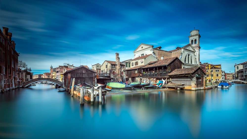 Serene Venice Canal by Sven Kohnke — canvas wall art