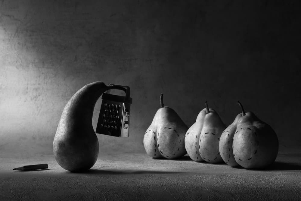 Pear Body Image by Victoria  Glinka — canvas wall art