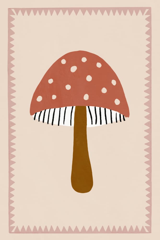 Cute Toadstool by Treechild — canvas wall art
