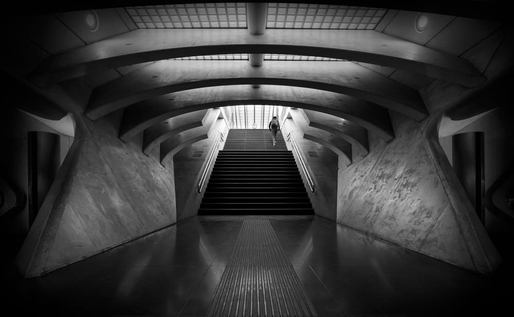 Modern Architectural Ascent by Maurits De Groen — canvas wall art