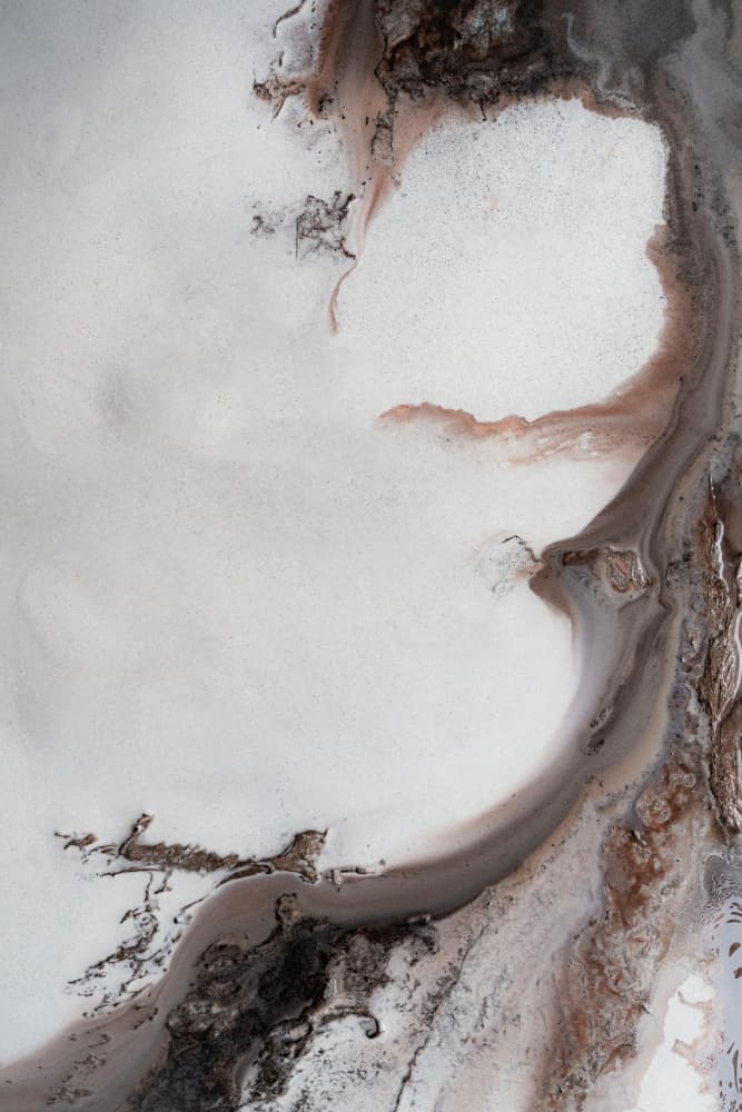 MINIMAL Art -  Earthly Currents 1 by Petra Meikle de Vlas — canvas wall art