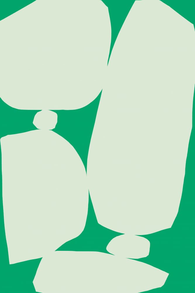 Organic Green Balance by Treechild — canvas wall art