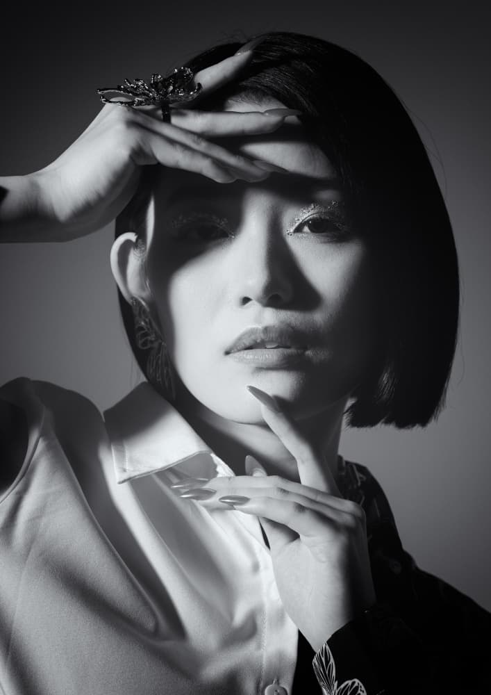 Dramatic Fashion Portrait by Hiro Fukuda — canvas wall art