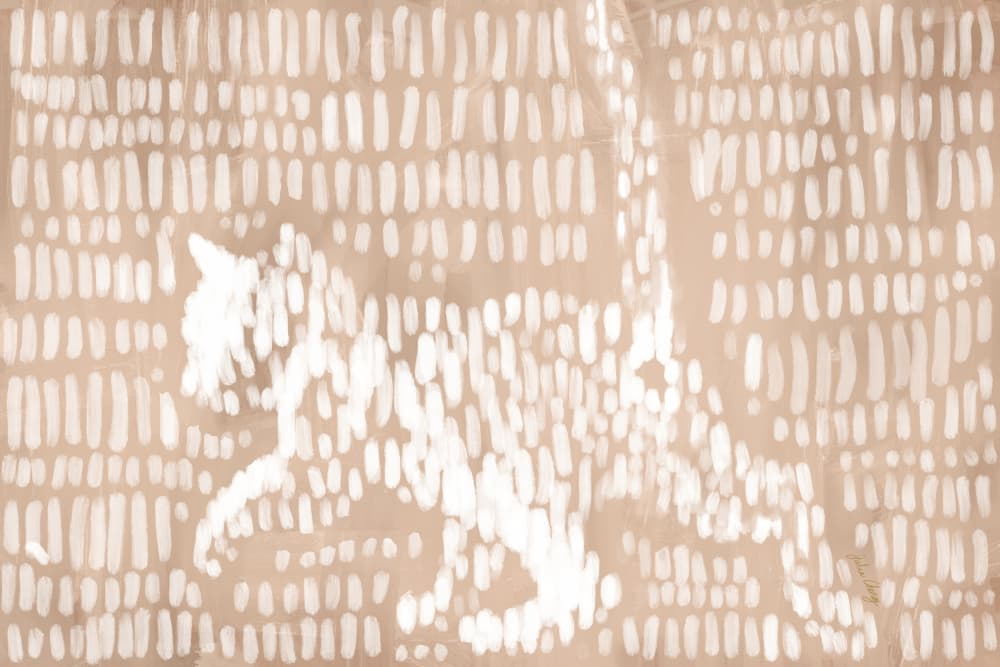 Abstract Wildcat Stride by Julia Cheney — canvas wall art