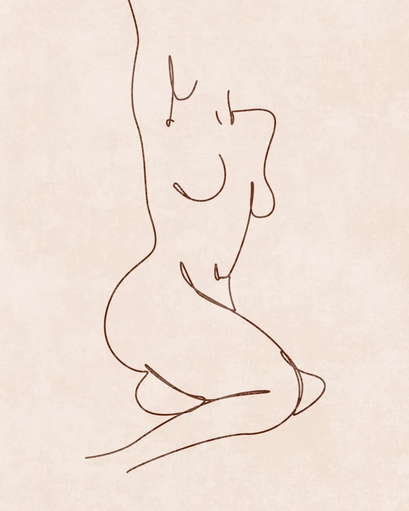 Graceful Contours by Emel Tunaboylu — canvas wall art