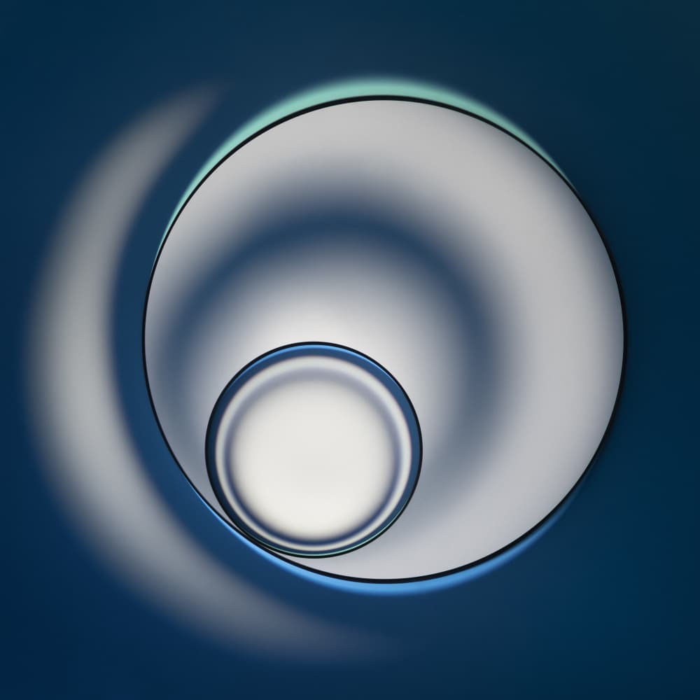 Tranquil Blue Depths by Martin Parratt — canvas wall art