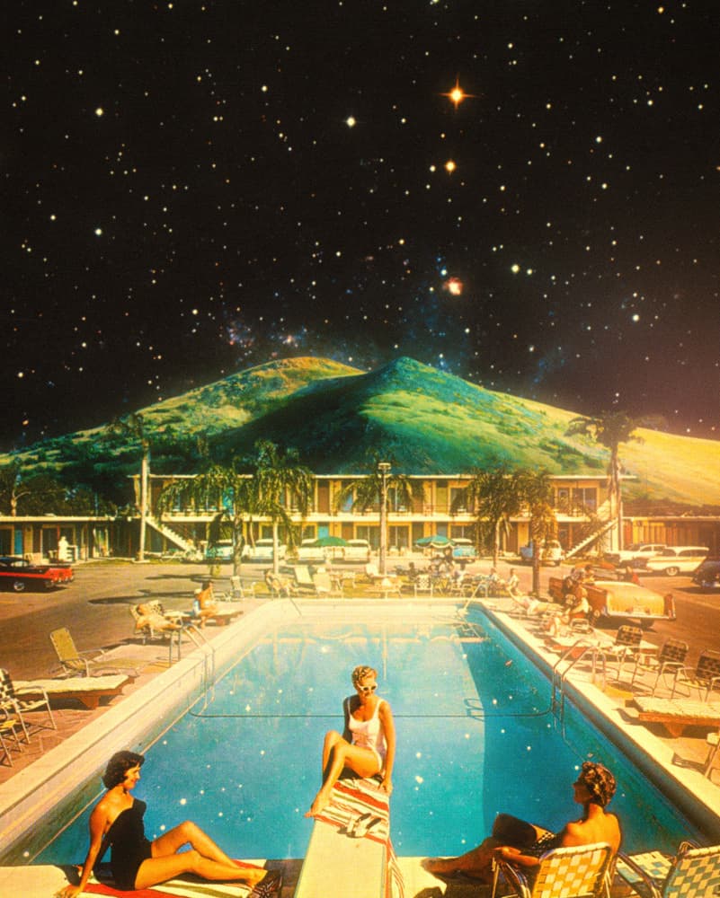 Space Pool by Taudalpoi — canvas wall art