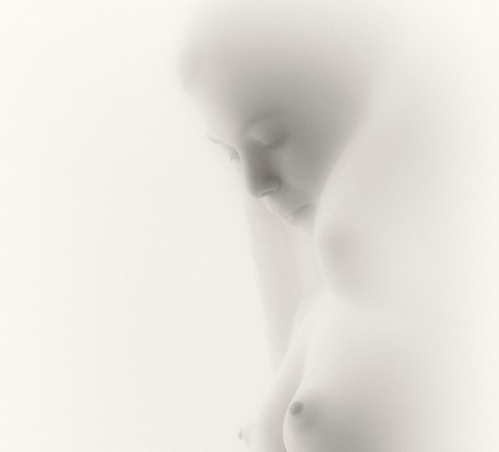 Delicate Feminine Nude by DAVID MINSTER — canvas wall art