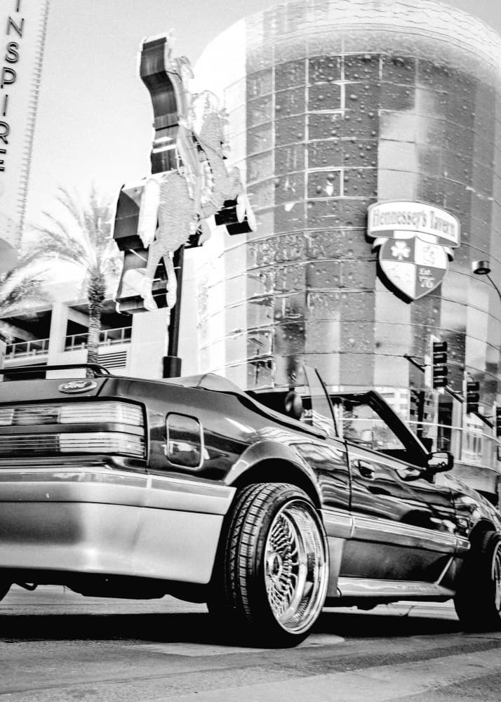 Custom Mustang Convertible by Pictufy Studio III — canvas wall art